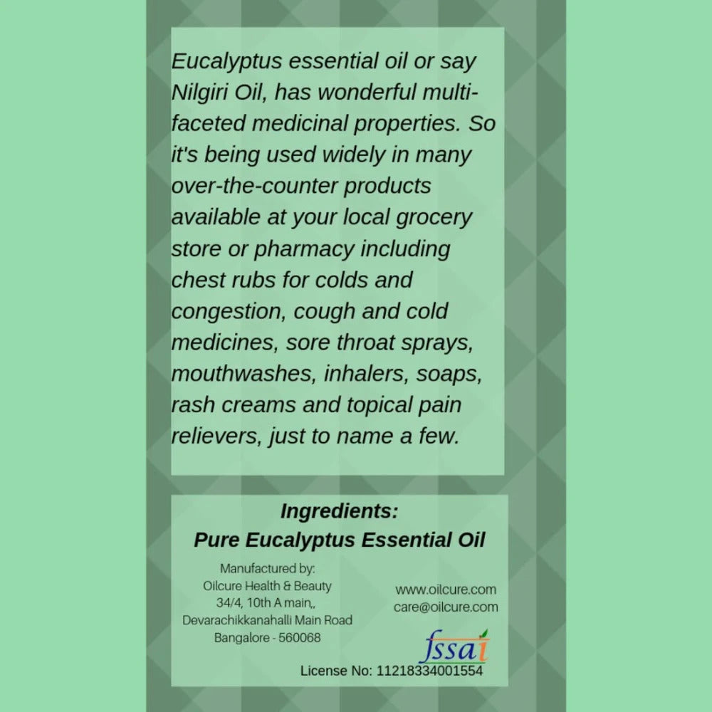 Oilcure Eucalyptus Oil (Pack of 2)
