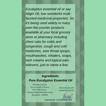 Oilcure Eucalyptus Oil (Pack of 2)