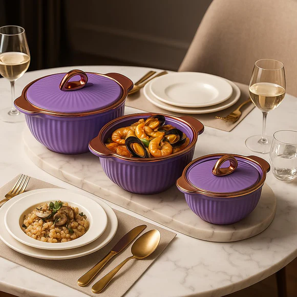 Comfy Homes Casserole Storage Set of 3