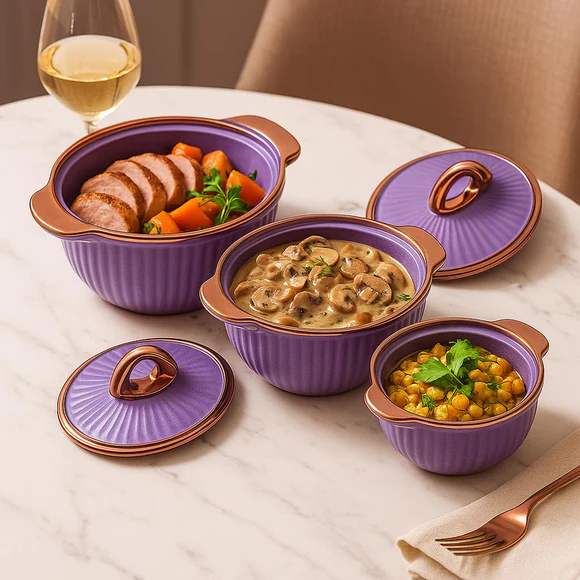 Comfy Homes Casserole Storage Set of 3
