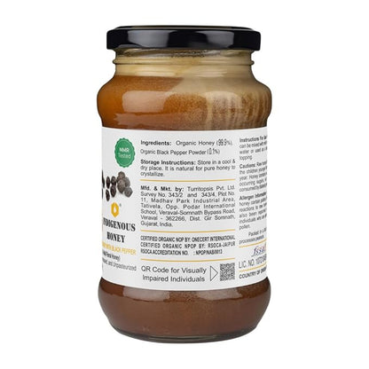 Indigenous Honey  Raw Organic Honey with Infused Black Pepper