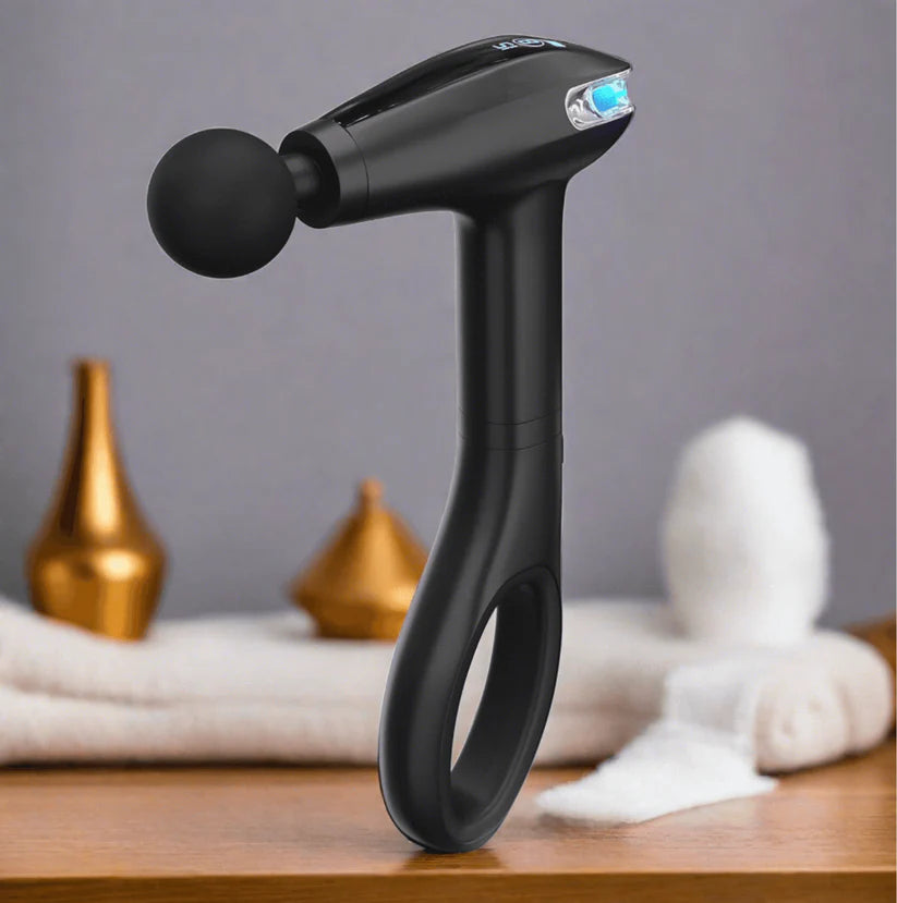 HOUZAIDE Pinaka Pro Deep Tissue Muscle Massage Gun for Athletes, Gym Enthusiast, Handheld Percussion Body Massager with Powerful Brushless Motor (HA812)