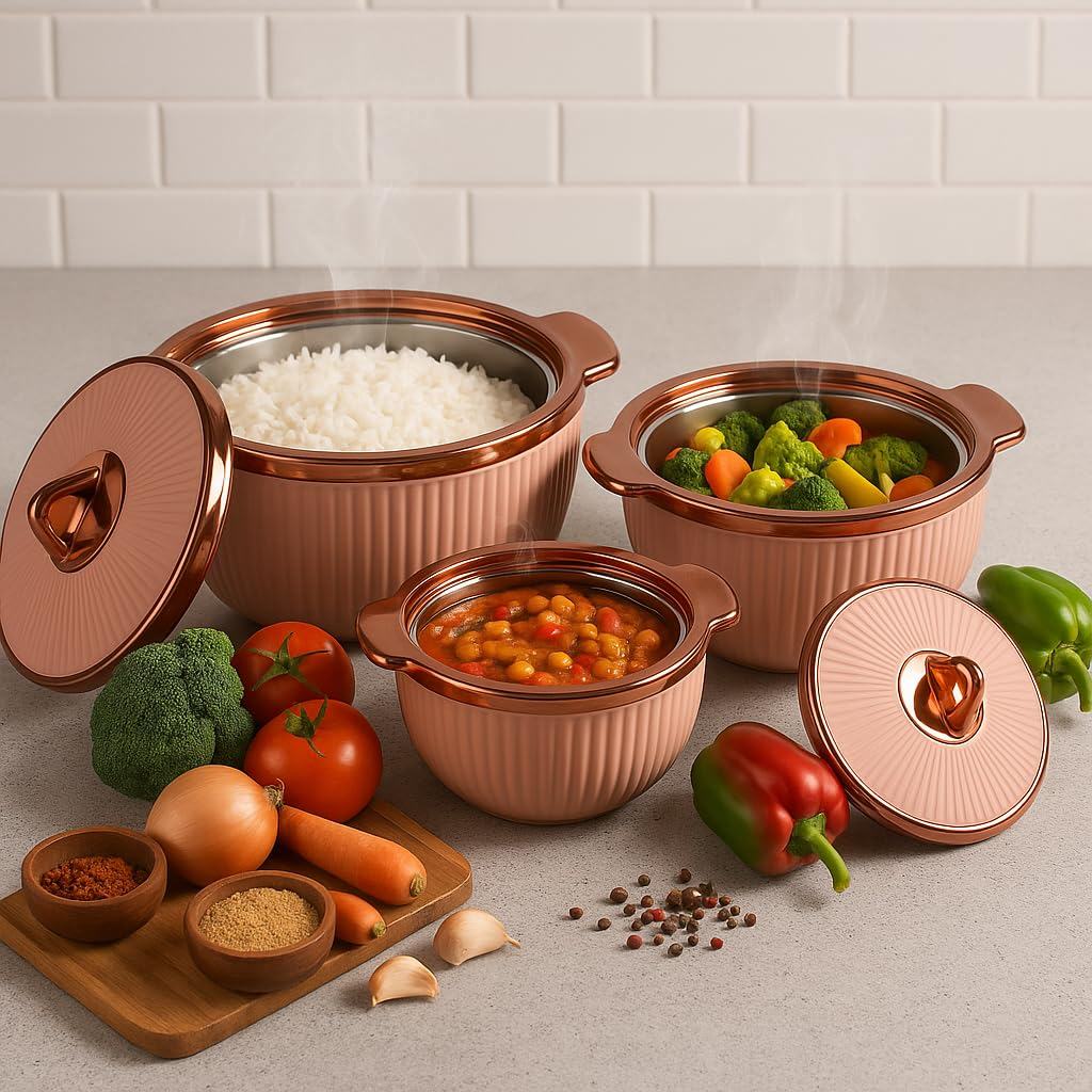 Comfy Homes Casserole Storage Set of 3