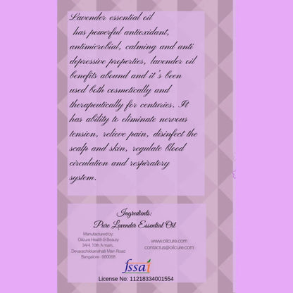 Oilcure Lavender Oil