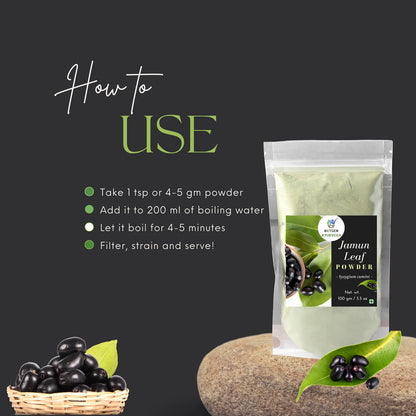 Nxtgen Ayurveda |  Jamun Leaves Powder - 100gms