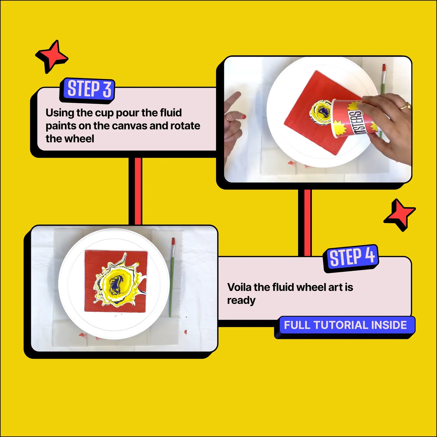 DIY Fluid Wheel Art Kit