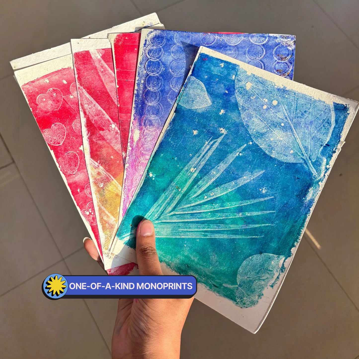 DIY COMBO : DIY Gel Plate Monoprinting Kit & DIY Solar Printing Kit