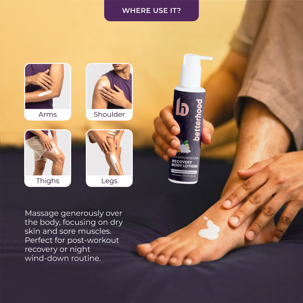 Betterhood Magnesium Body Lotion For Recovery
