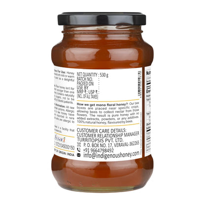 Indigenous Honey Tulsi Honey - Pure, NMR Tested & Harvested in MP