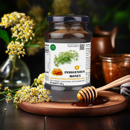Indigenous Honey Dark and Bitter Natural Ajwain Honey