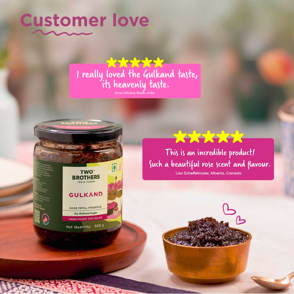 Two Brothers India Farms Natural Gulkand