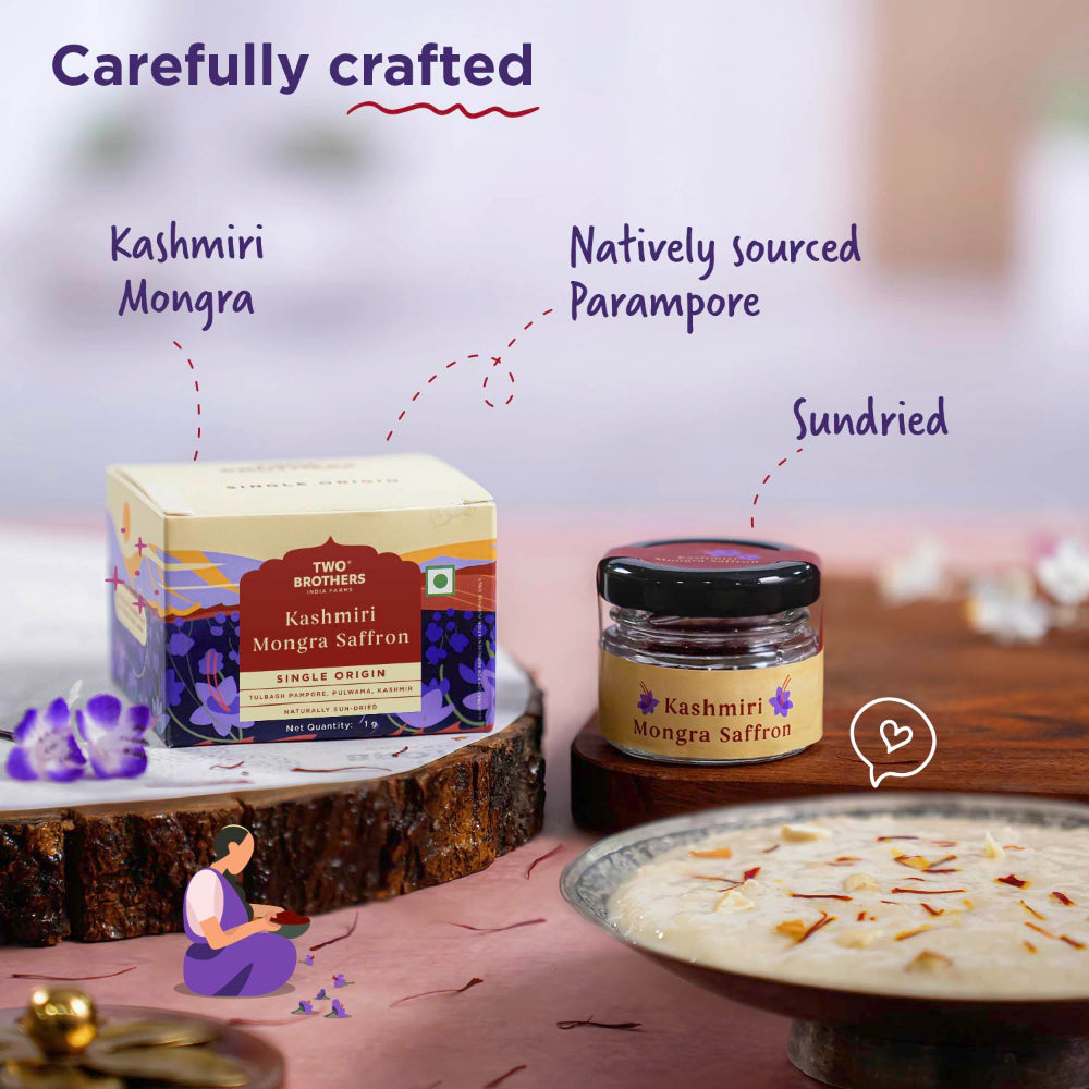 Two Brothers India Farms Kashmiri Mongra Saffron