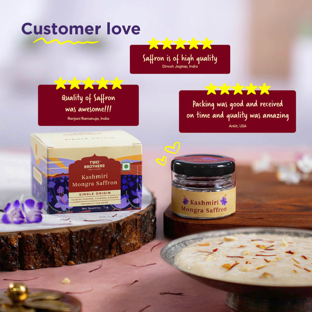 Two Brothers India Farms Kashmiri Mongra Saffron