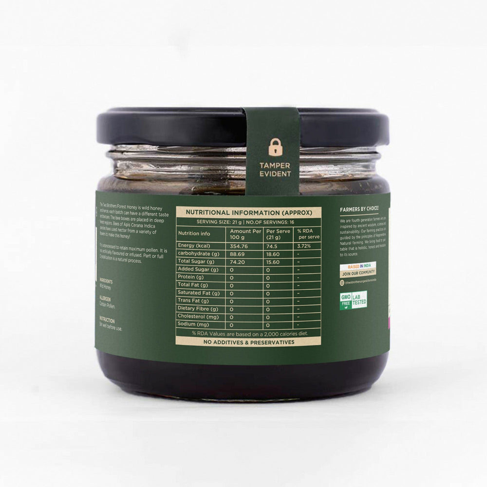 Two Brothers India Farms Forest Honey