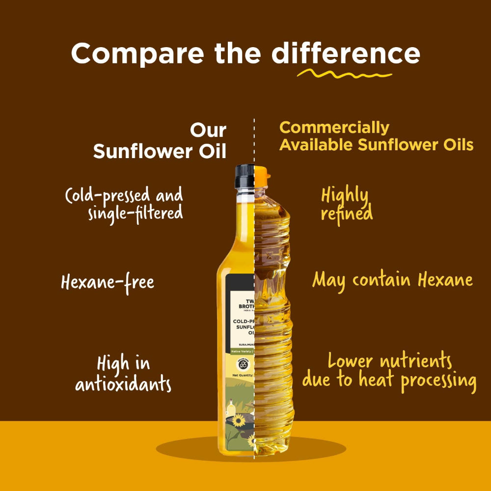 Two Brothers India Farms Sunflower Oil