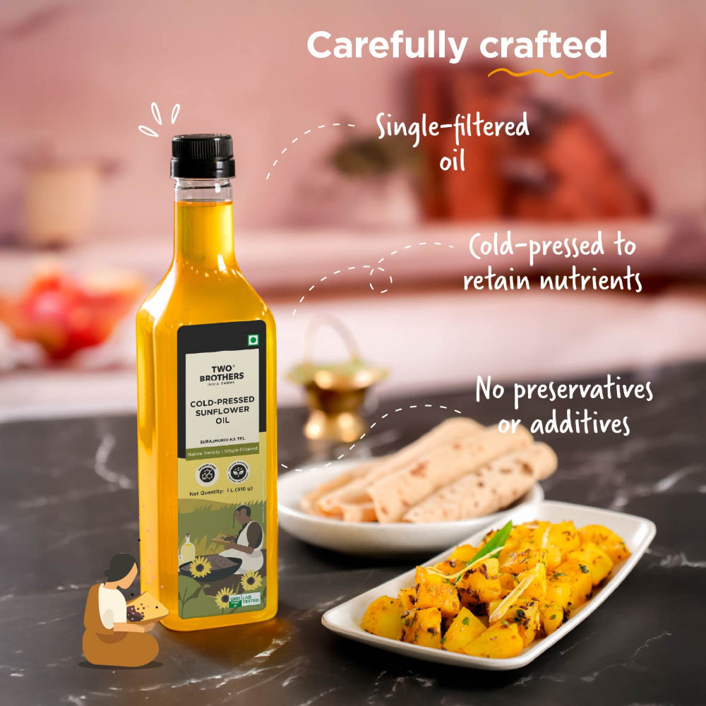 Two Brothers India Farms Sunflower Oil