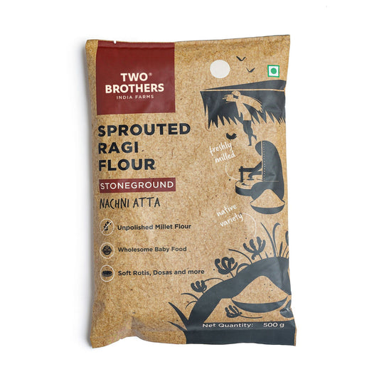 Two Brothers India Farms Sprouted Ragi Malt Nachni Satva