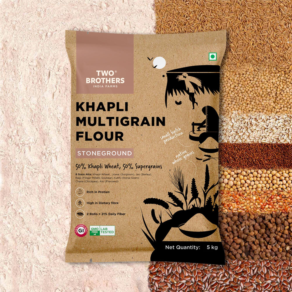 Two Brothers India Farms Khapli Multigrain Atta