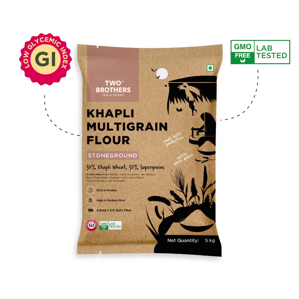 Two Brothers India Farms Khapli Multigrain Atta