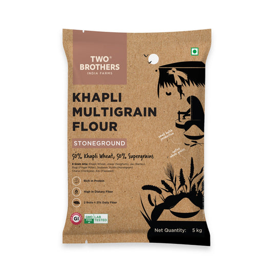 Two Brothers India Farms Khapli Multigrain Atta