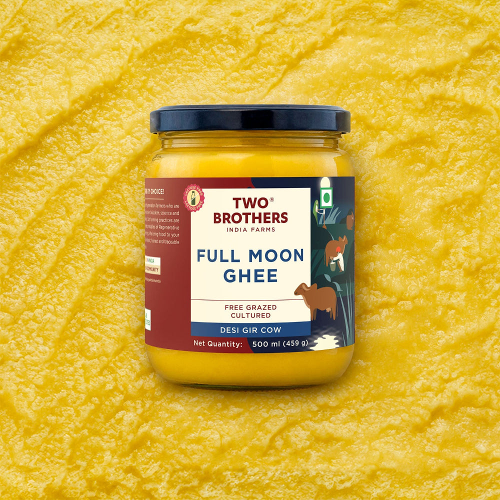 Two Brothers India Farms Full Moon Cultured Cow Desi Ghee