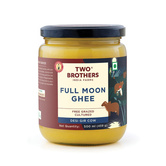 Two Brothers India Farms Full Moon Cultured Cow Desi Ghee
