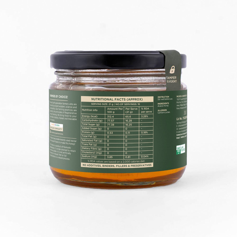 Two Brothers India Farms Acacia Apiary Honey