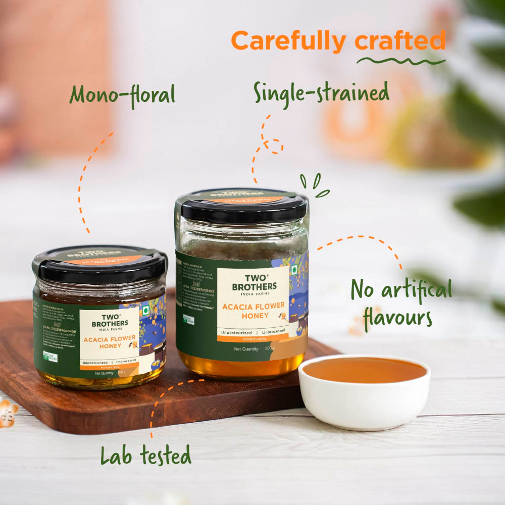 Two Brothers India Farms Acacia Apiary Honey