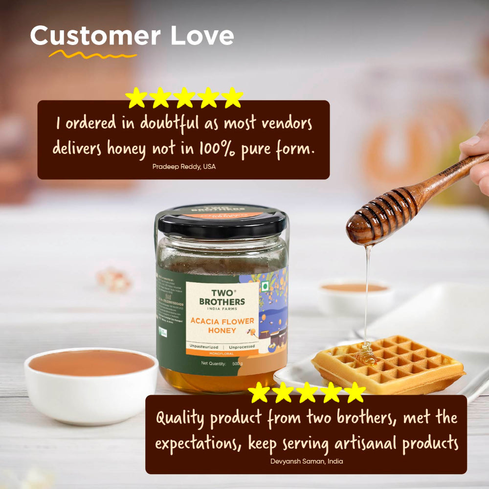 Two Brothers India Farms Acacia Apiary Honey