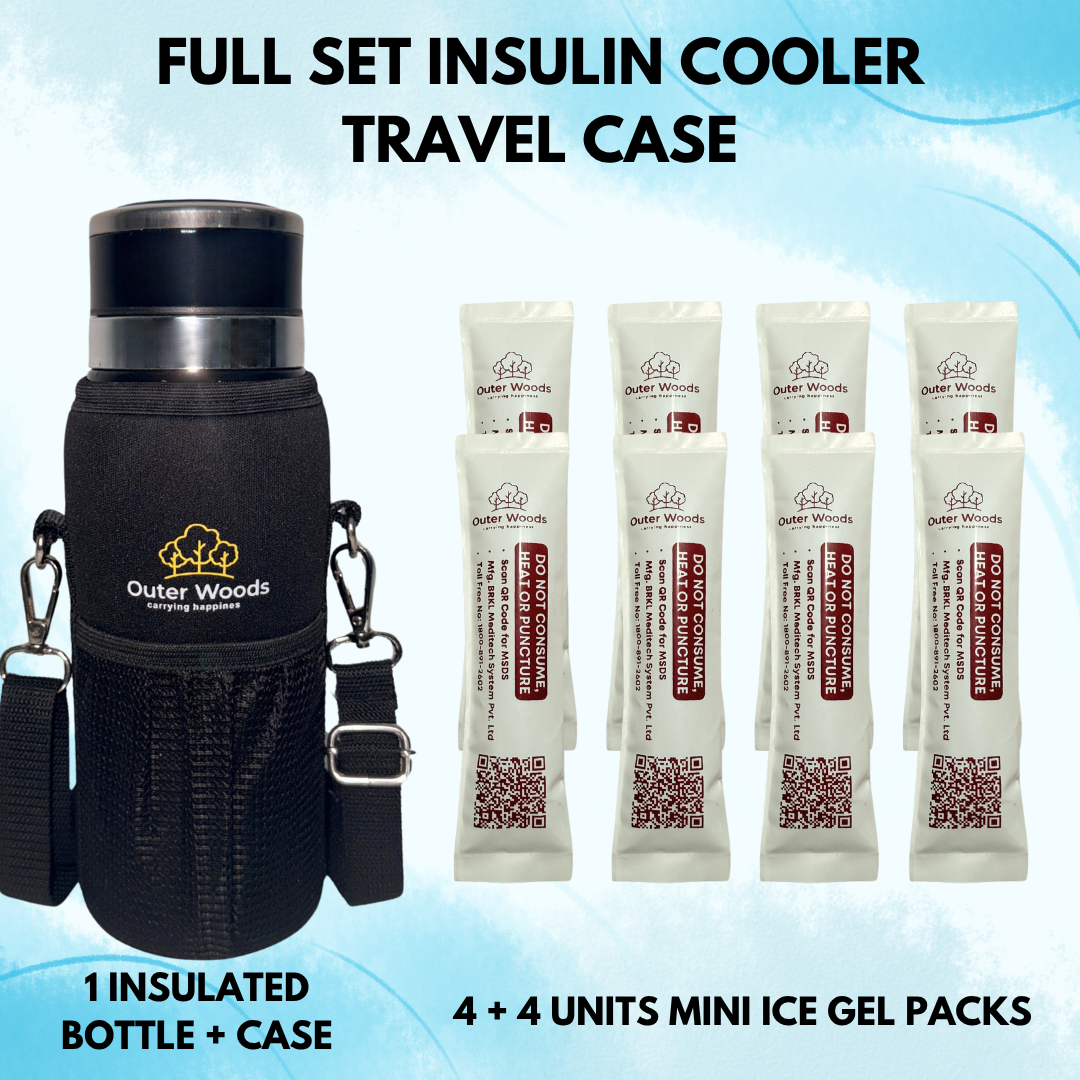 Outer Woods Insulin Cooler Bottle Case - Medium (800ml)
