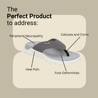 Leaf Heel Pain and Swelling Care Slippers Unisex