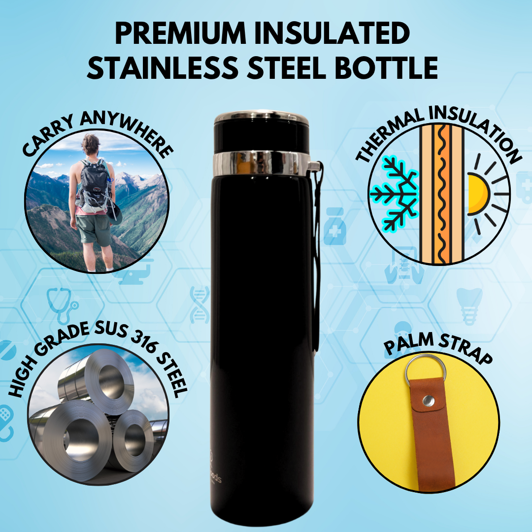 Outer Woods Insulin Cooler Bottle Case - Large (1000ml)