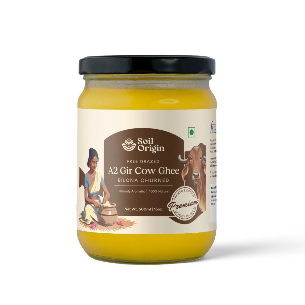Soil Origin A2 Gir Cow Ghee