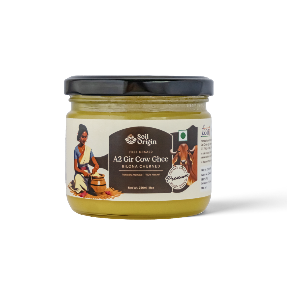 Soil Origin A2 Gir Cow Ghee
