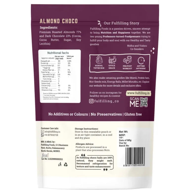 Almond Choco Balls (Pack of 2)