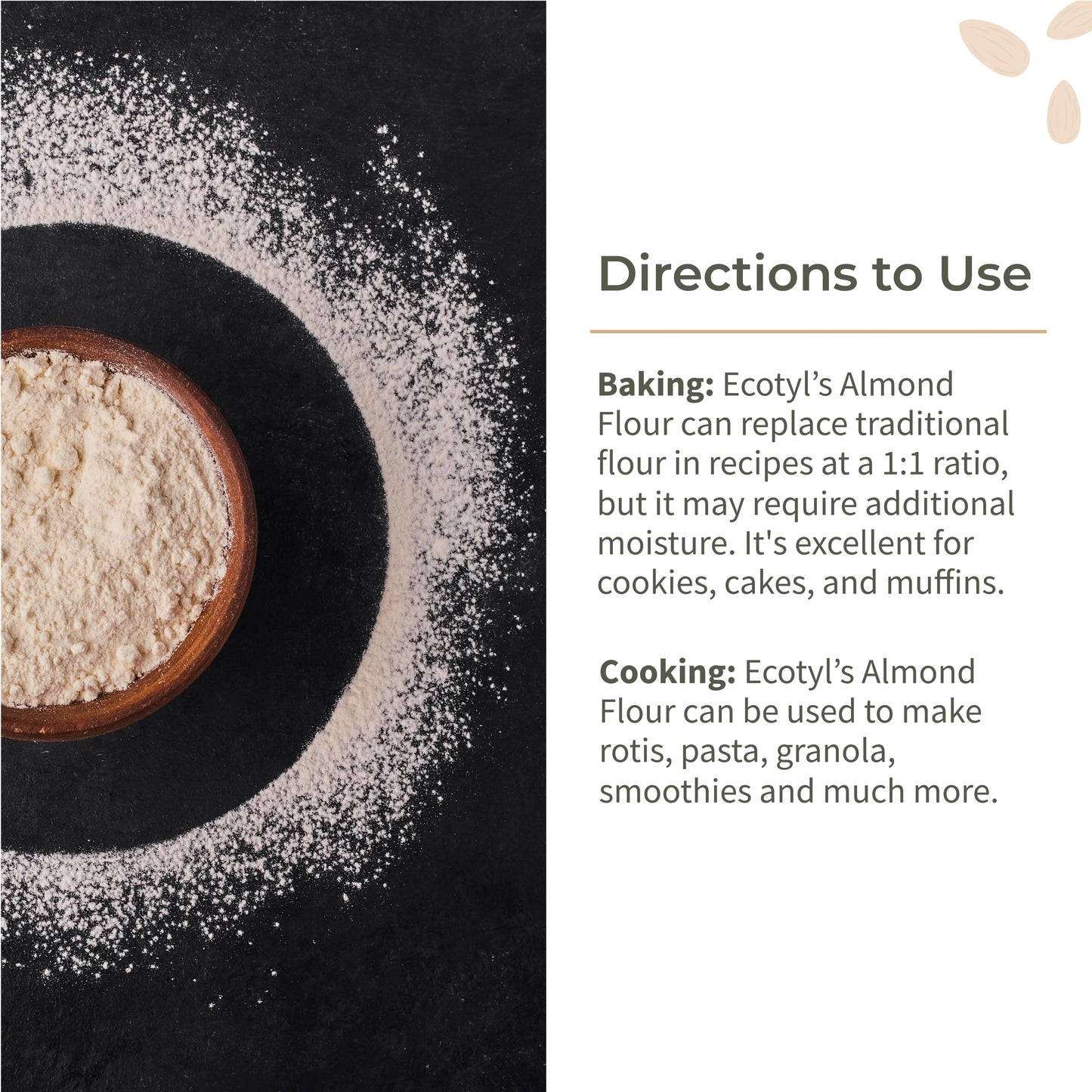 Ecotyl's Blanched Almond Flour - 200 G