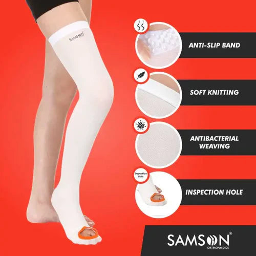 SAMSON Anti-Embolism Stockings/DVT Thigh High AG (Pair)