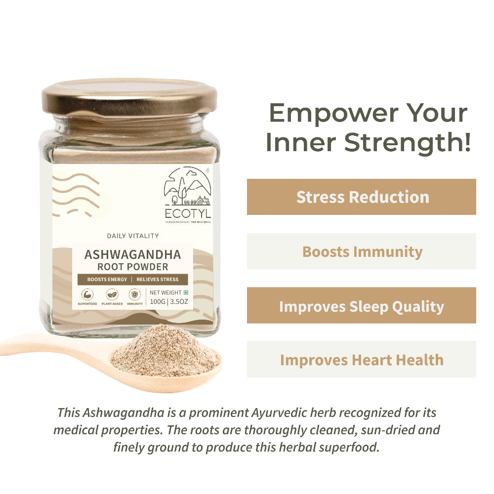 Ecotyl Ashwagandha Root Powder