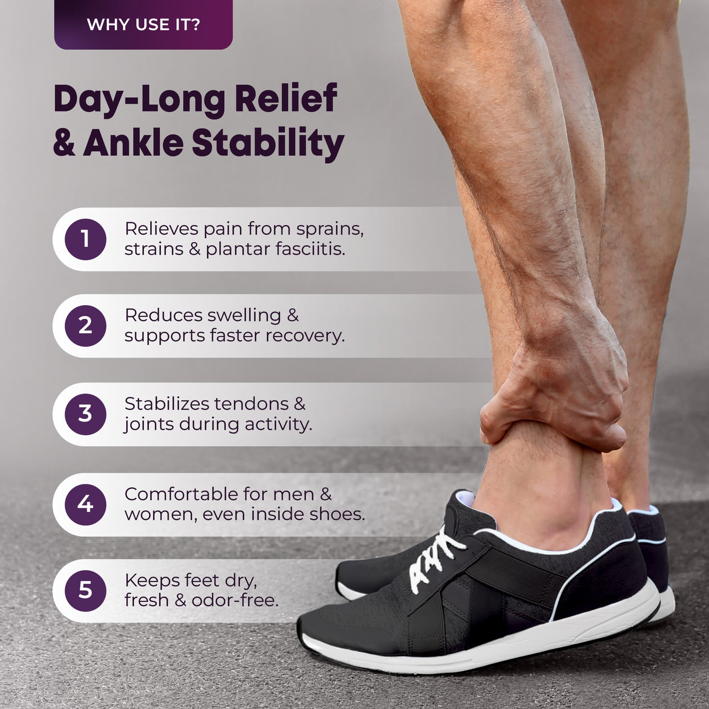 Betterhood Premium Breathable Ankle Support Brace