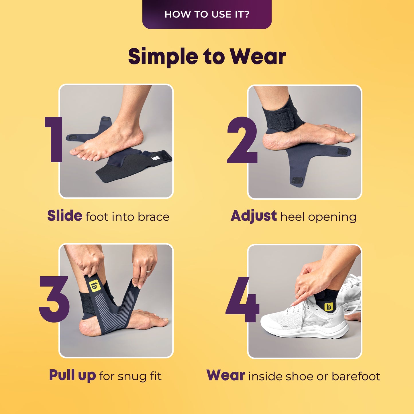 Betterhood Premium Breathable Ankle Support Brace