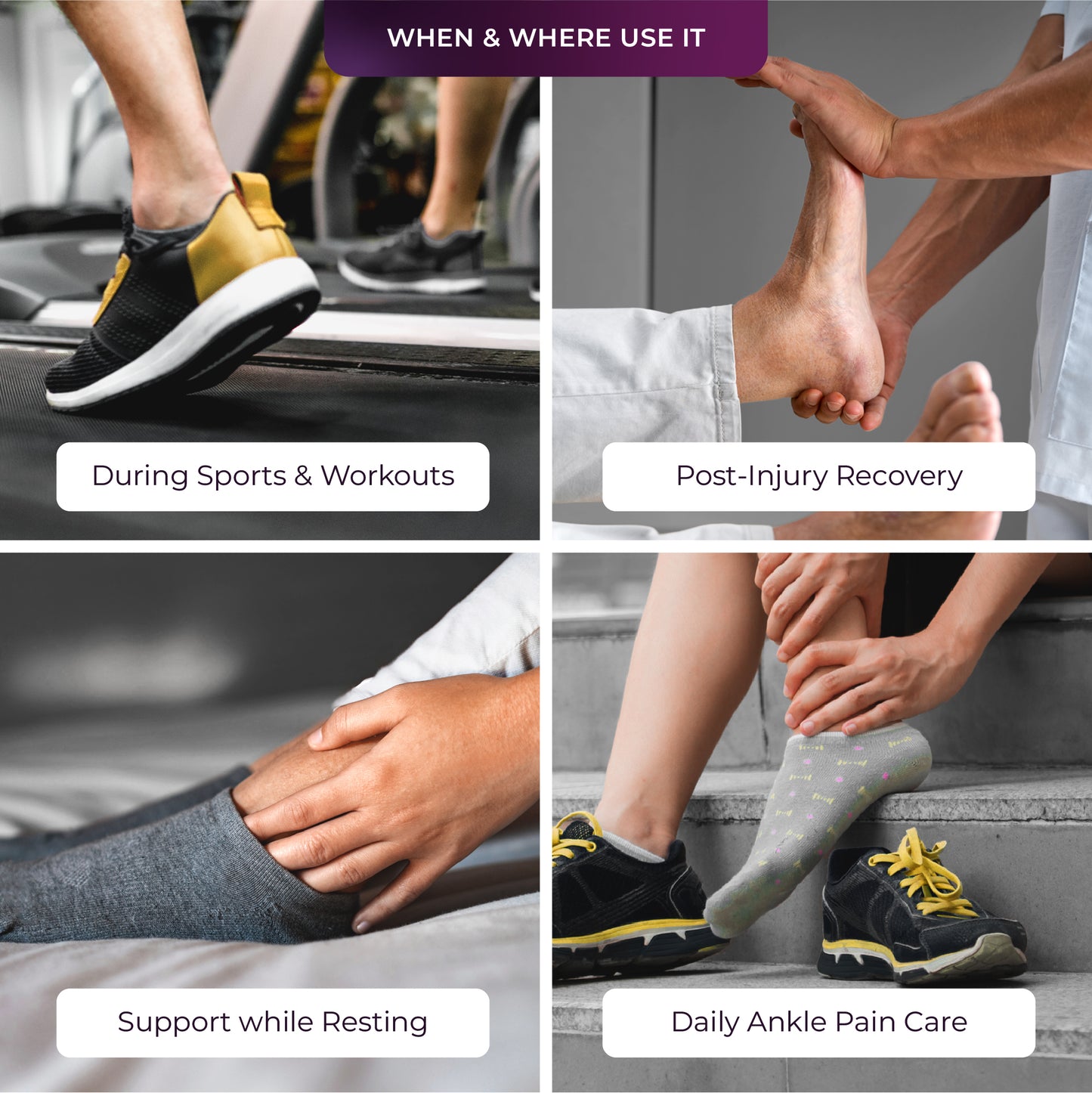 Betterhood Premium Breathable Ankle Support Brace
