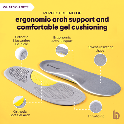 Betterhood Arch Support Insoles for Flat Feet