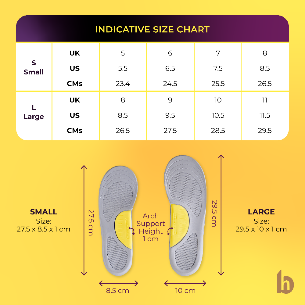 Betterhood Arch Support Insoles for Flat Feet