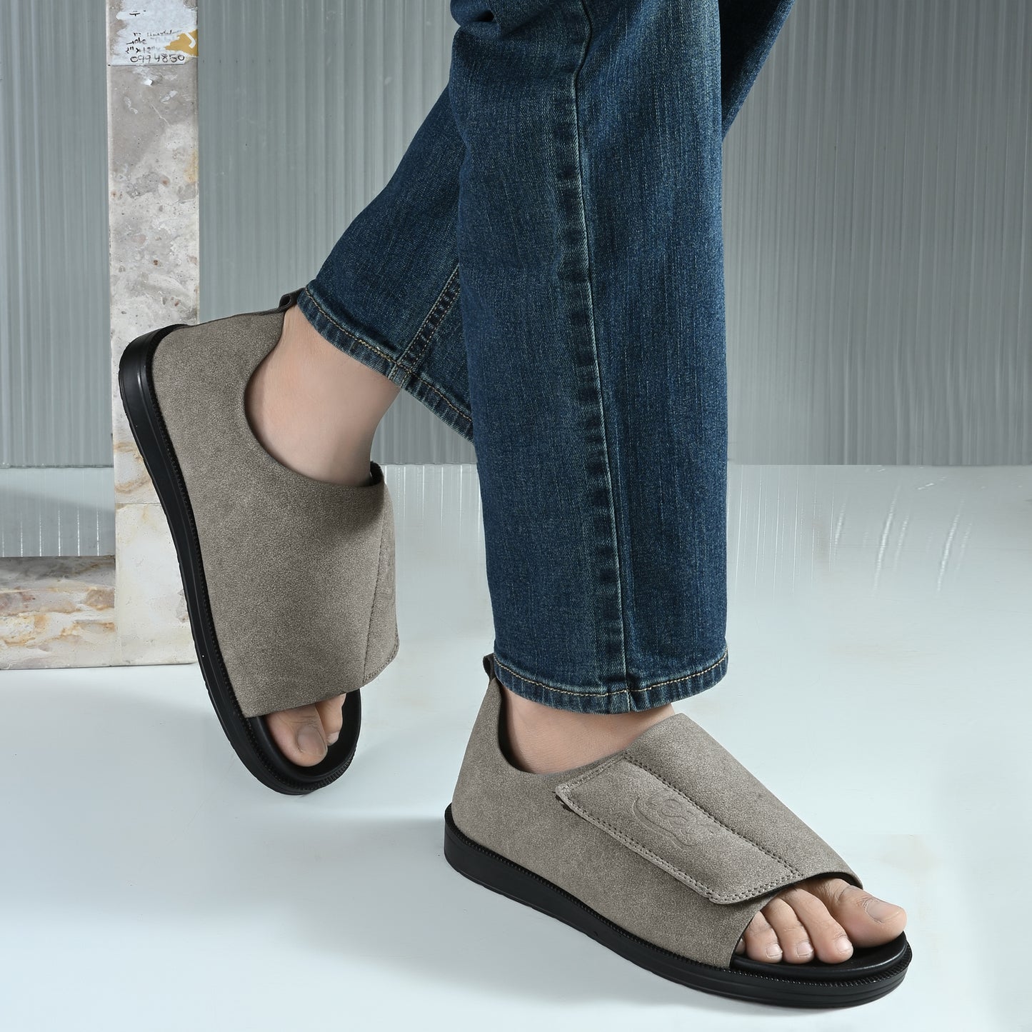 Leaf Ortho Diabetic Comfy-Pro Buddy Sandal for reduction of burning and loss of sensation. 1 Strap