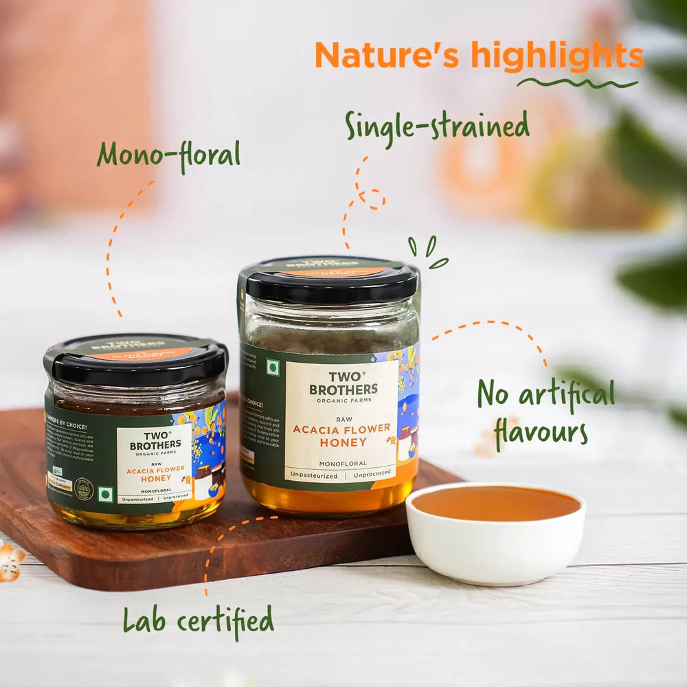 Two Brothers Organic Farms Acacia Apiary Honey