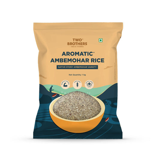 Two Brothers India Farms Stony Ambemohar Rice (Unpolished)