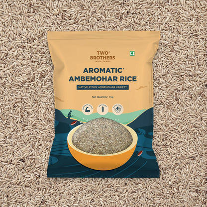 Two Brothers India Farms Stony Ambemohar Rice (Unpolished)