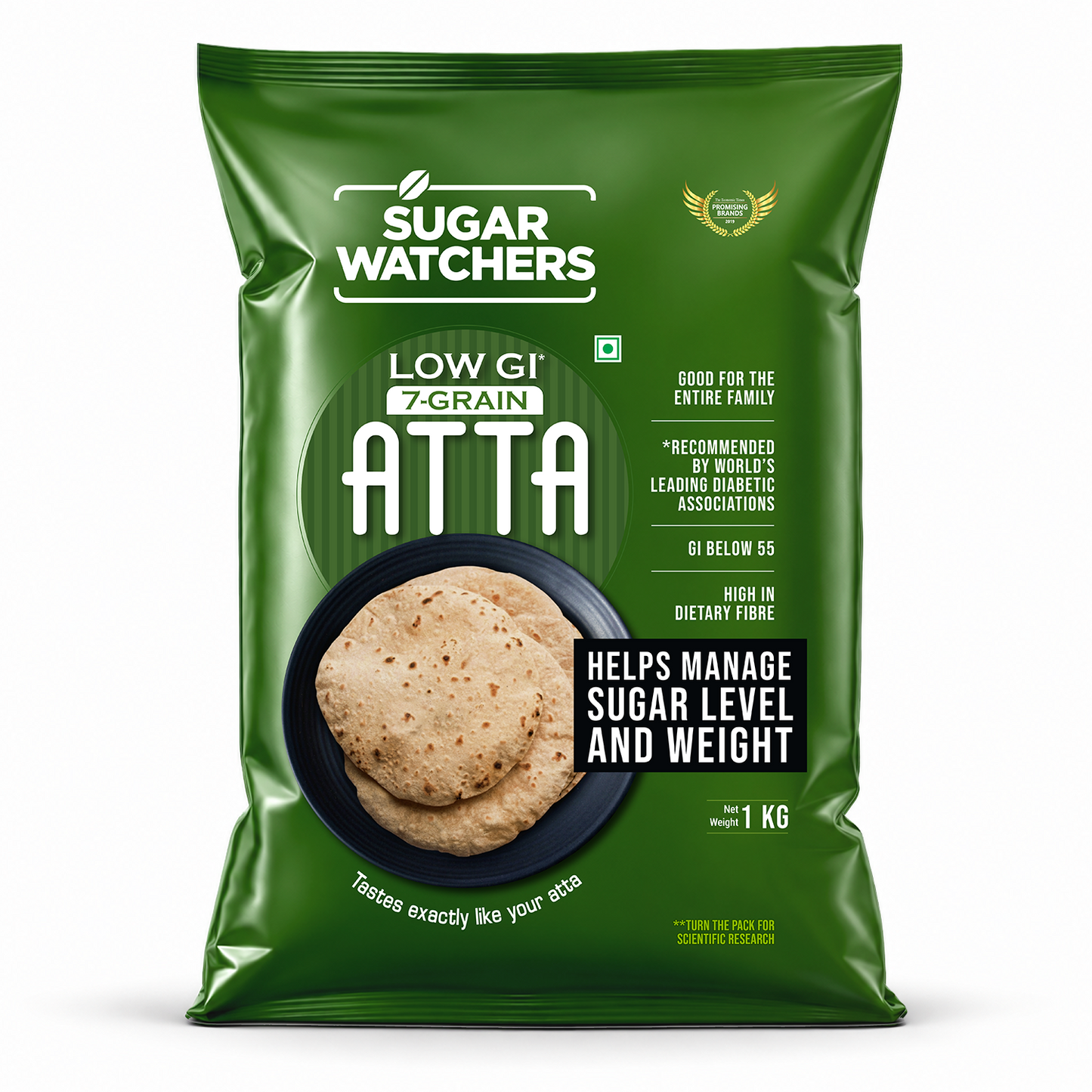 Sugar Watchers 7-Grains Low-GI Atta Diabetic Friendly Atta - Multigrain Atta