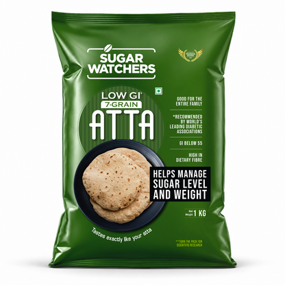Sugar Watchers 7-Grains Low-GI Atta Diabetic Friendly Atta - Multigrain Atta