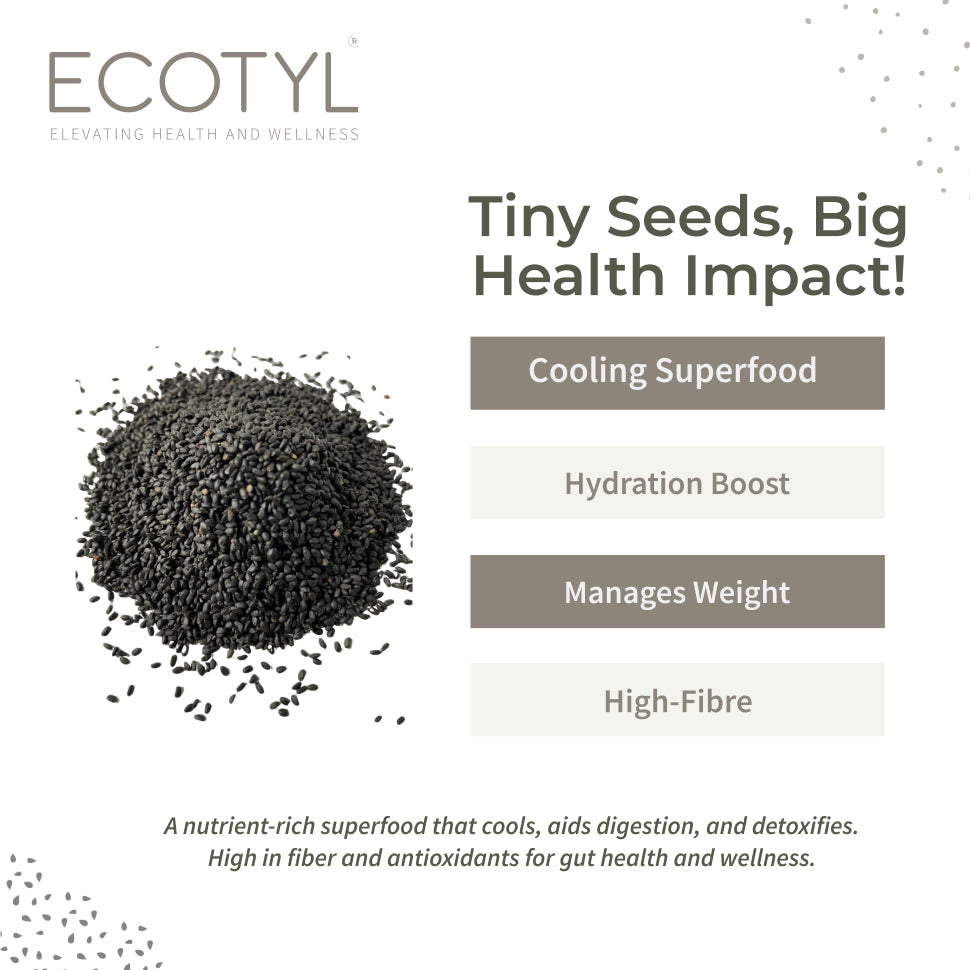Ecotyl's Basil Seeds (Raw)  - 250g